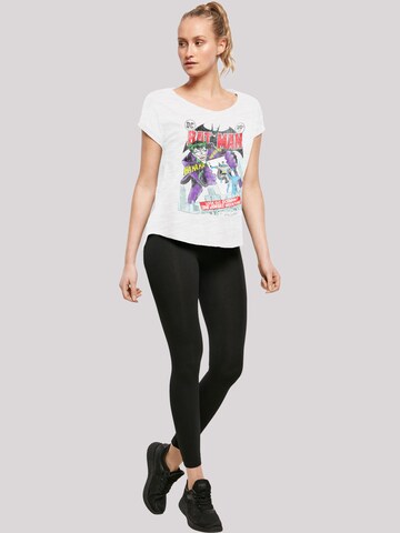 T-shirt 'Batman Joker Playing Card Cover' F4NT4STIC en blanc