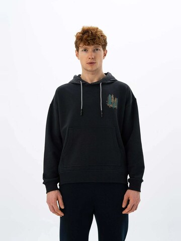 Arma Sweatvest in Zwart: voorkant