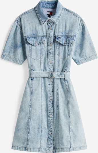 Palaidinės tipo suknelė iš Tommy Jeans, spalva – tamsiai (džinso) mėlyna, Prekių apžvalga