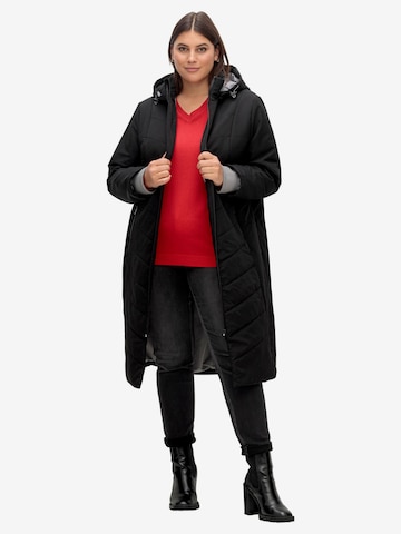 Manteau d’hiver SHEEGO en noir : devant