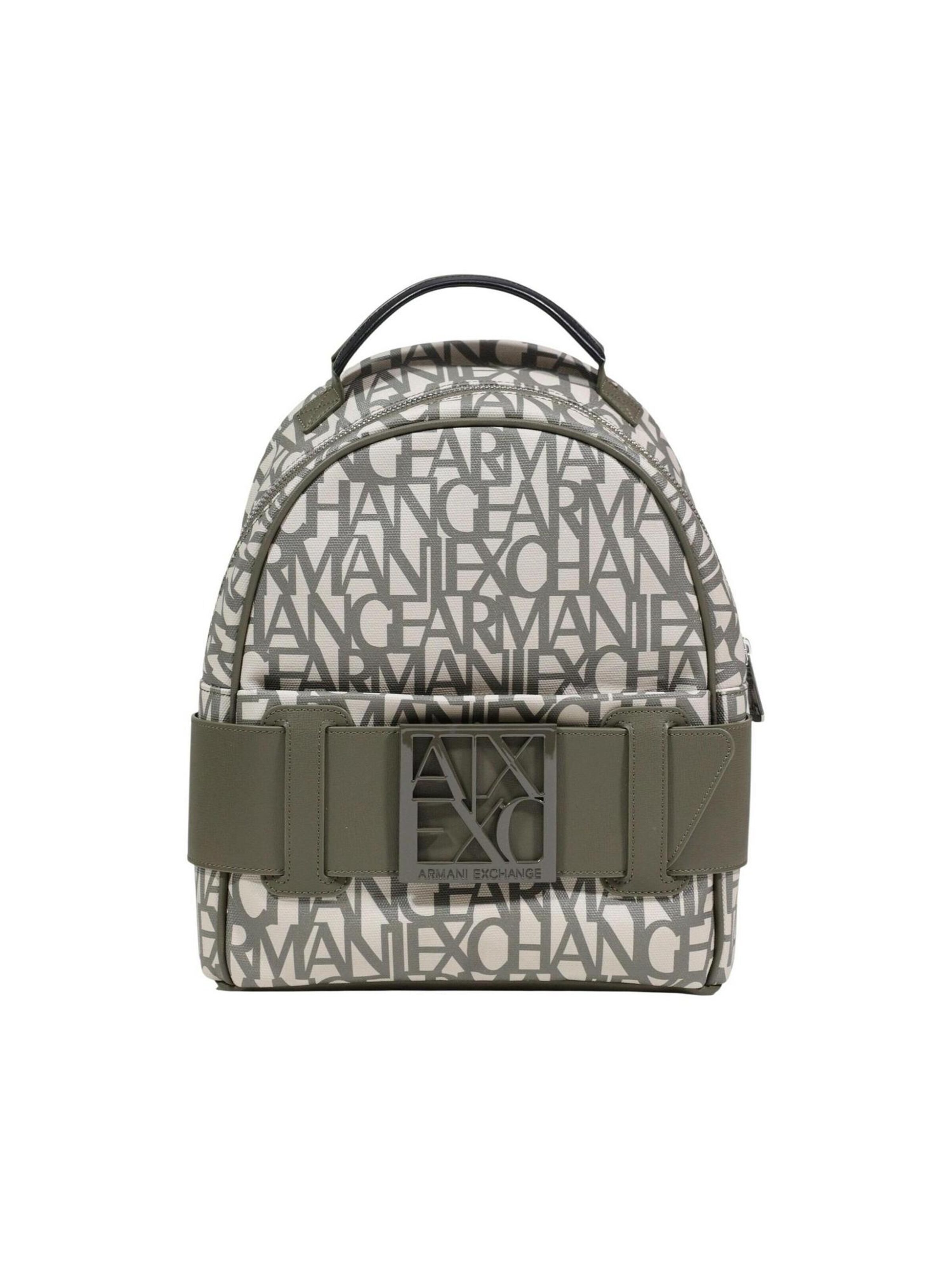 ARMANI EXCHANGE Backpack in Grey: front