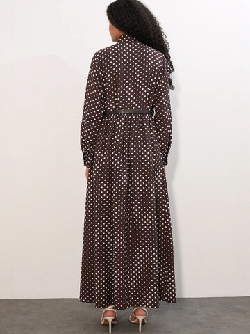 Bigdart Jurk 'Maxi' in Bruin