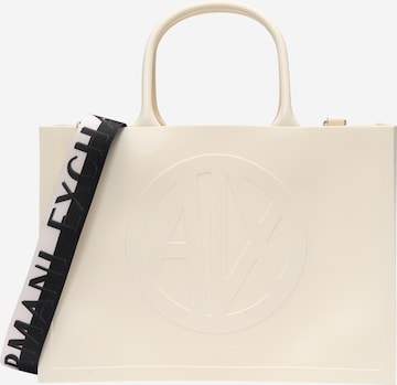 ARMANI EXCHANGE Handbag in White: front