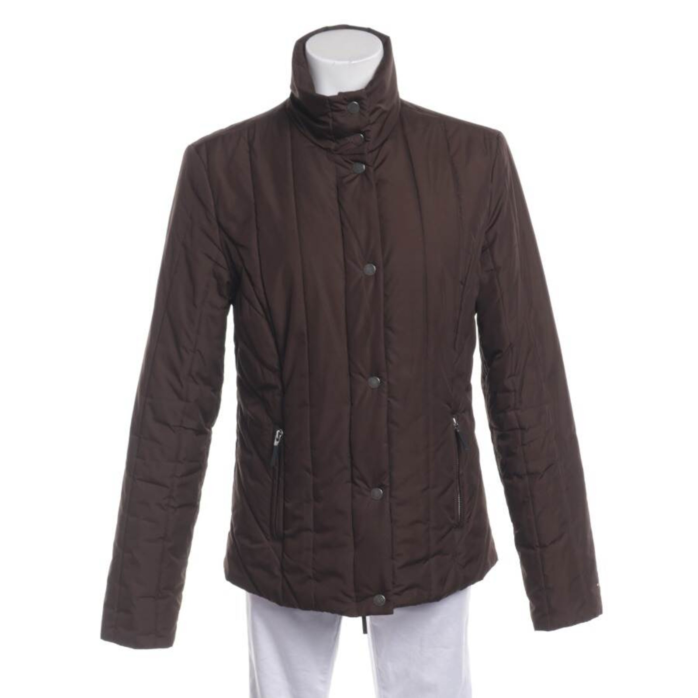 TOMMY HILFIGER Übergangsjacke L in Braun: Vorderseite