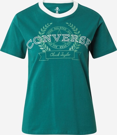 CONVERSE Majica 'CHUCK TAYLOR' u svijetlozelena / tamno zelena / bijela, Pregled proizvoda