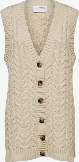 SELECTED FEMME Adīta veste 'Sella', krāsa - gaiši bēšs, Preces skats