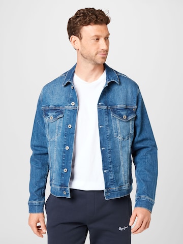 Pepe JeansPrijelazna jakna 'Pinner' - plava boja: prednji dio