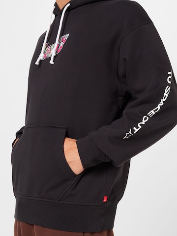 LEVI'S ® Regular fit Sweatshirt 'Relaxed Graphic Hoodie' in Zwart