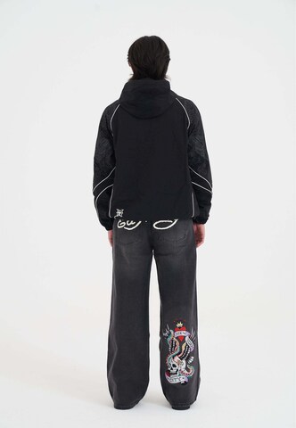 Ed HardyPrijelazna jakna 'Battle Dragon' - crna boja