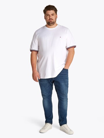 balta Tommy Hilfiger Big & Tall Marškinėliai