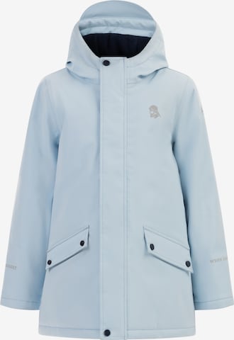 Schmuddelwedda Weatherproof jacket 'Poomi' in Blue: front