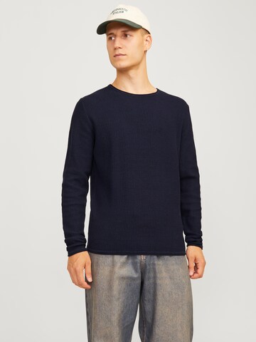 Pullover 'JJECooper' di JACK & JONES in blu: frontale