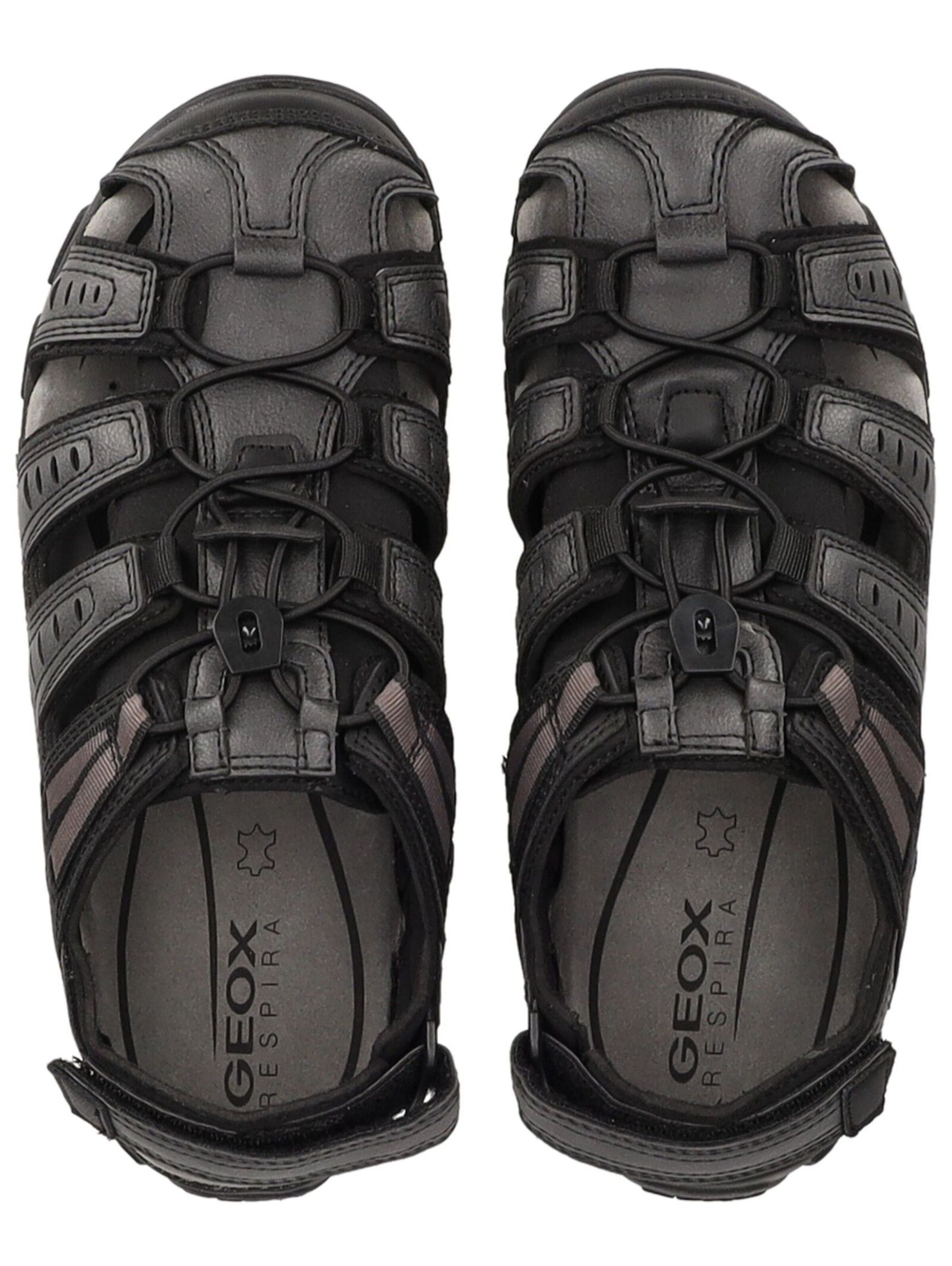 GEOX Sandale in Schwarz