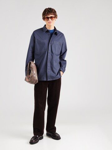 Calvin Klein Jeans Regularny krój Koszula w kolorze niebieski