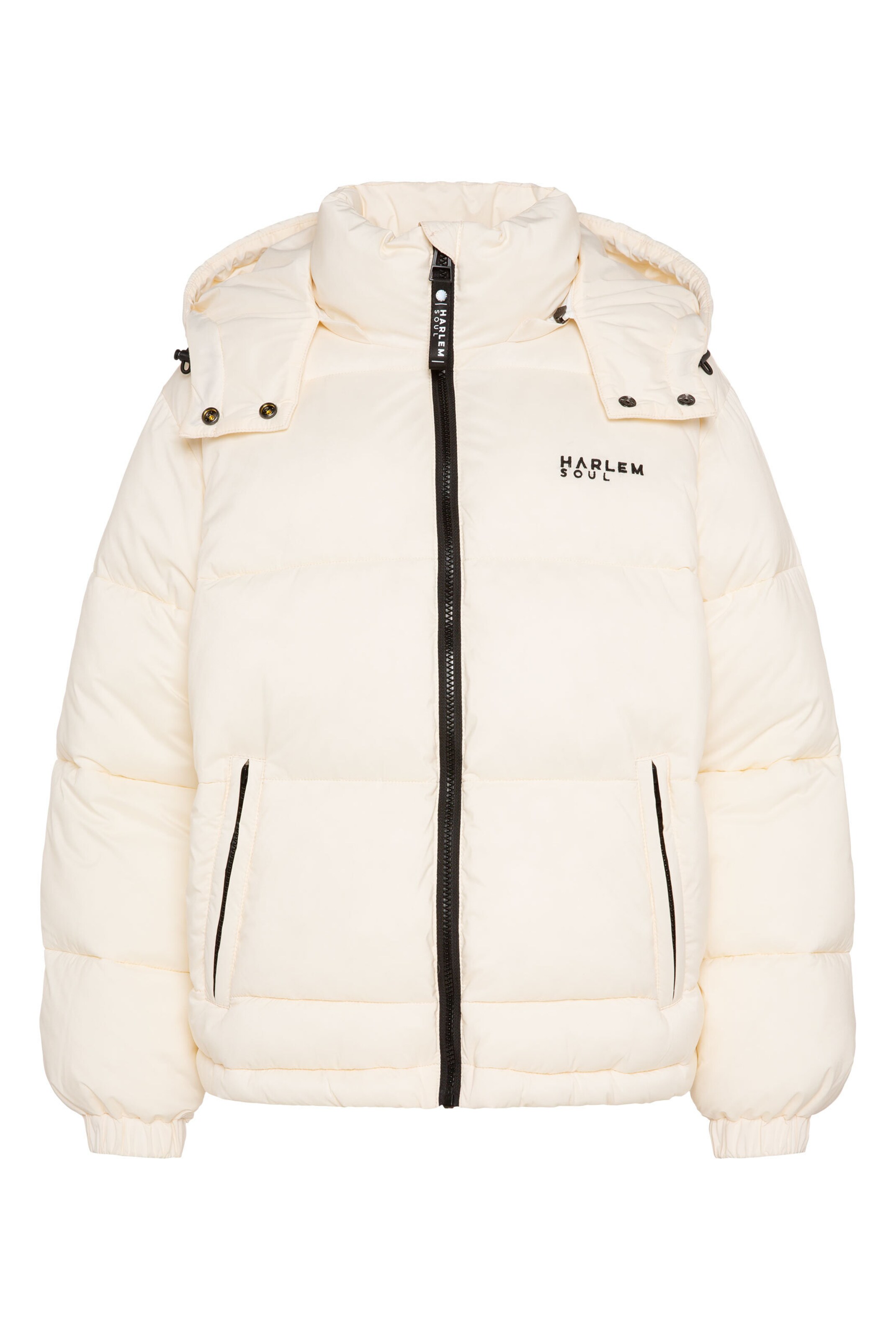 Harlem Soul Between-Season Jacket 'SO:HO' in White: front