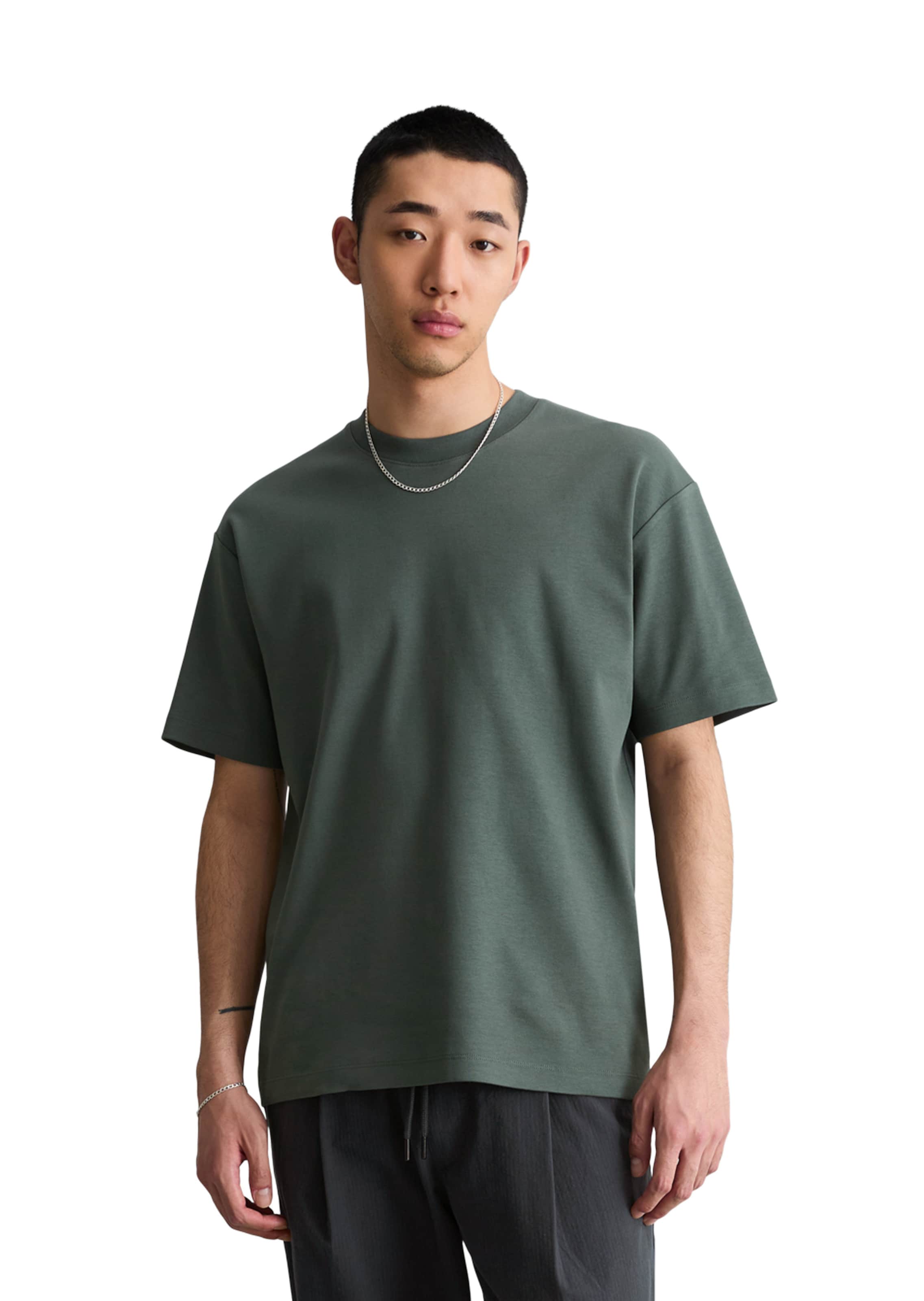 Marc O'Polo DENIM Shirt in Green: front