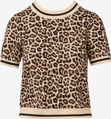 Adrianna Papell Trui in Bruin: voorkant