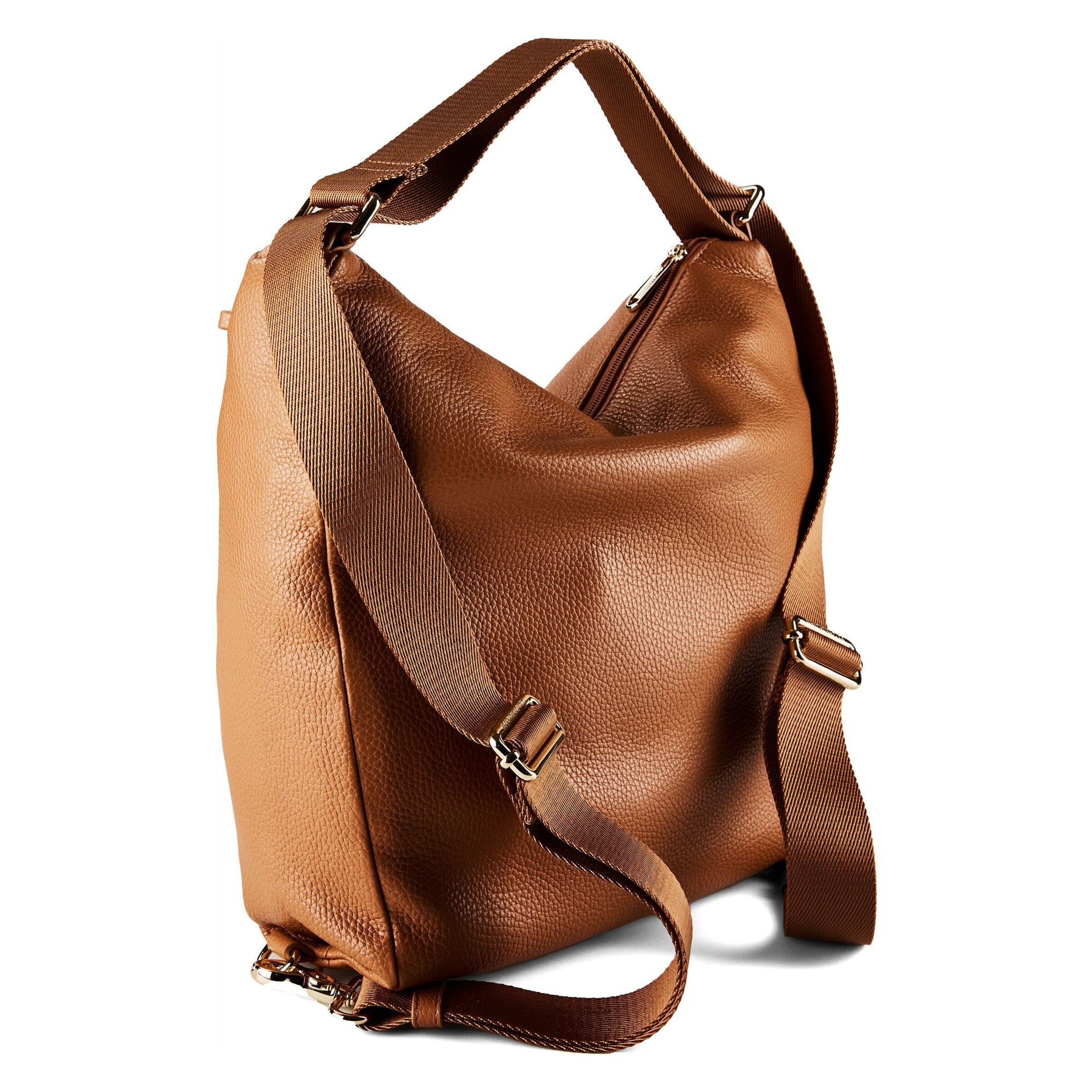 MANDARINA DUCK Schultertasche 'Mellow' in Braun