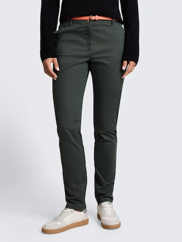 TOM TAILOR Slimfit Chino in Groen: voorkant
