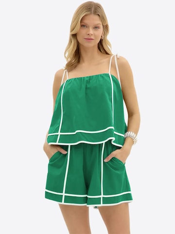 Imily Bela Broekpak in Groen: voorkant