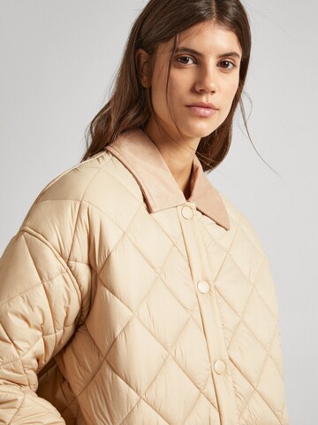 Pepe Jeans Between-Season Jacket 'SHINE' in Beige