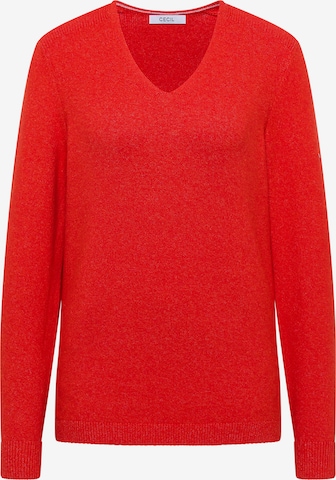 CECIL Sweater in Orange: front