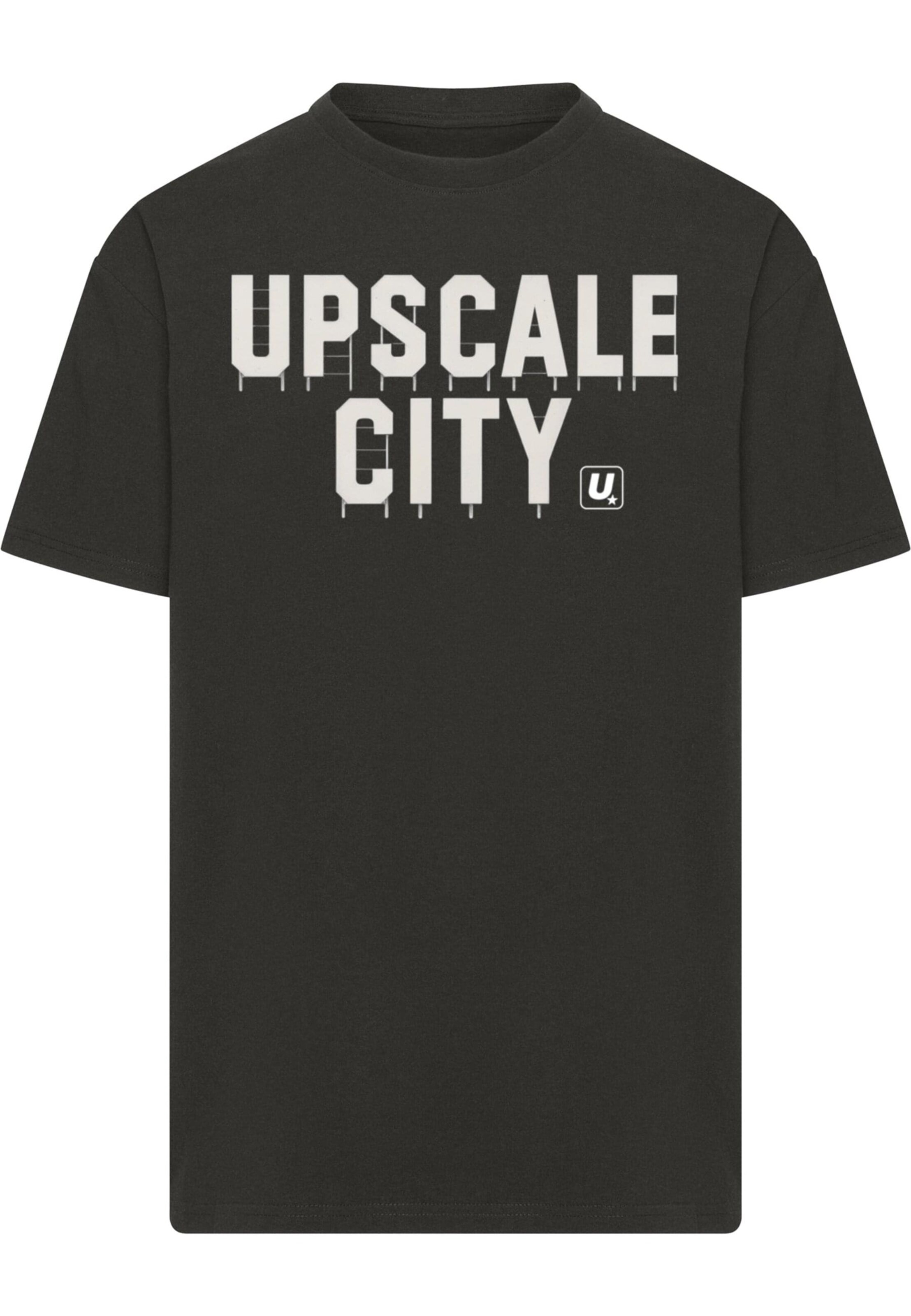 T-Shirt 'UpCity' MT Upscale en noir : devant