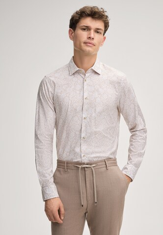 Coupe slim Chemise 'Pit' JOOP! en blanc