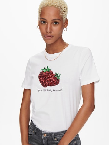 T-shirt 'KITA' ONLY en blanc