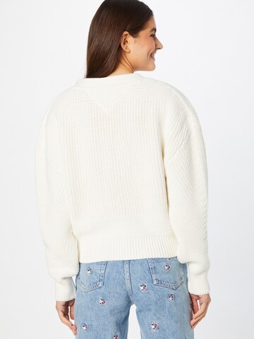 Tommy Jeans Knit Cardigan in White