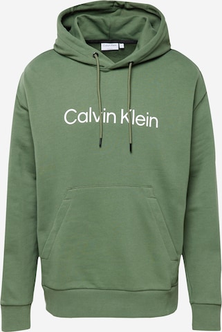 Calvin Klein Sweatshirt 'HERO' in Groen: voorkant