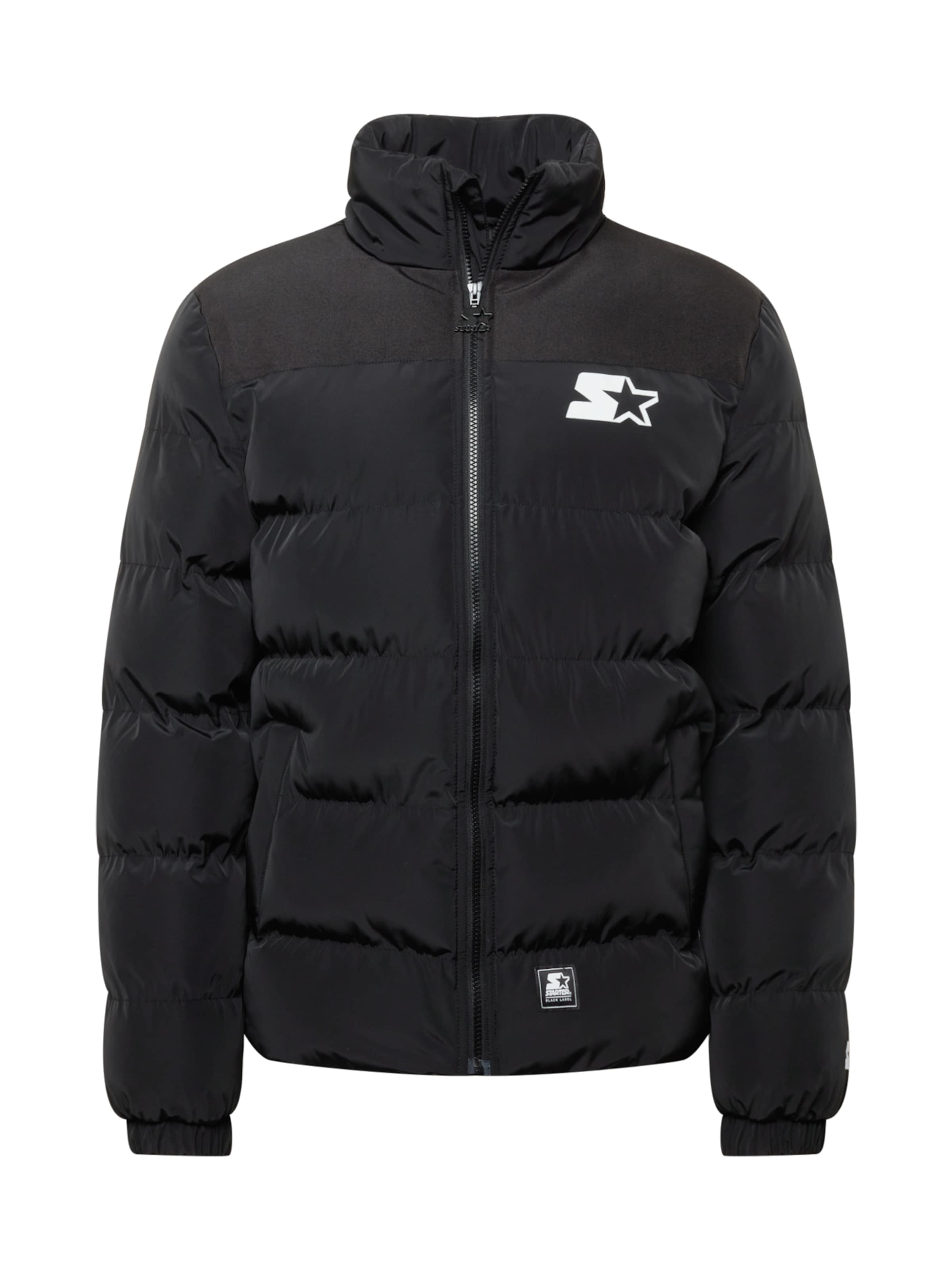 Starter Black Label Övergångsjacka i svart: framsida