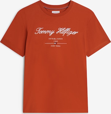 TOMMY HILFIGER Футболка в Красный: спереди