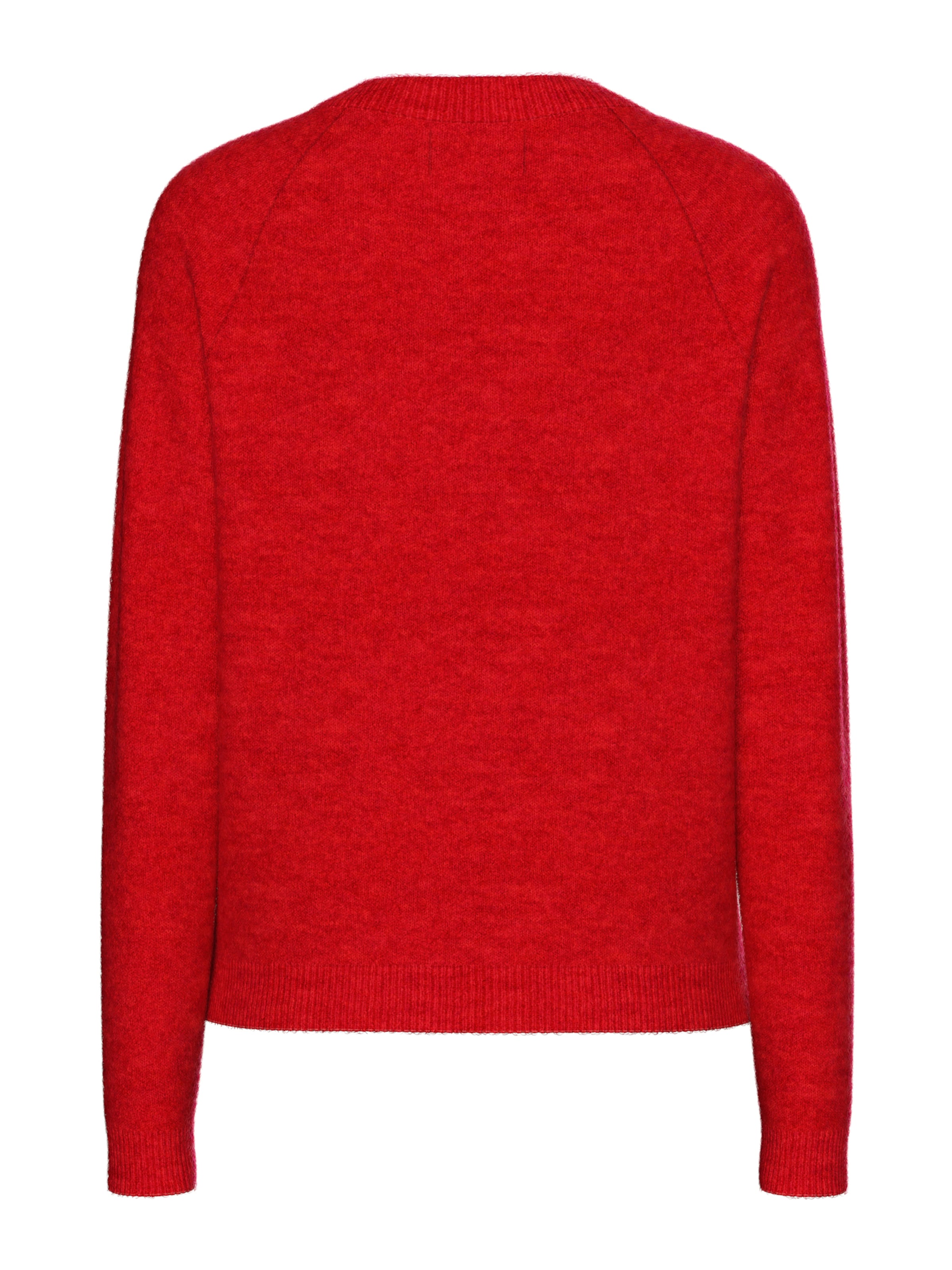 PIECES Sveter - Červená