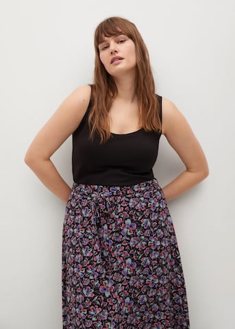 MANGO Skirt 'Larga8' in Black