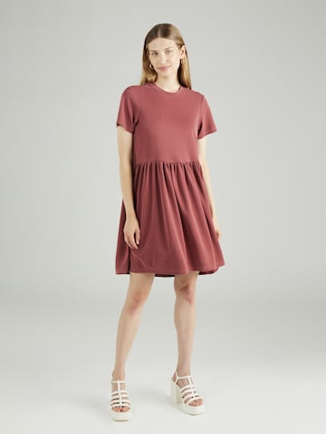 mbym - Vestido 'Gabrielse' em vermelho: frente