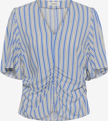 SOAKED IN LUXURY Bluse 'SLArjana' in Blau: Vorderseite