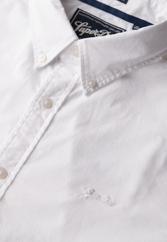 Superdry Regular fit Overhemd 'Essentials Lite' in Wit