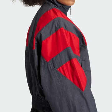 Veste mi-saison 'BLOCKED WASHED ZIPPED TRACK' ADIDAS ORIGINALS en noir