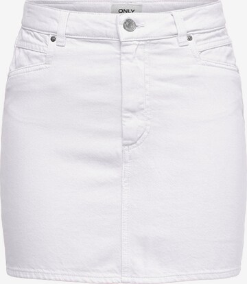 ONLY - Falda 'NAVA MILLY' en blanco: frente