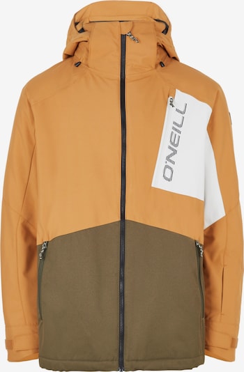O'NEILL Outdoor jacket in Brown / Saffron / White, Item view