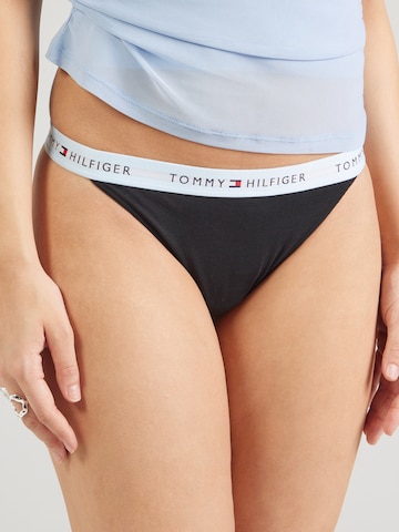 Tommy Hilfiger Underwear String bugyik - fekete: elől