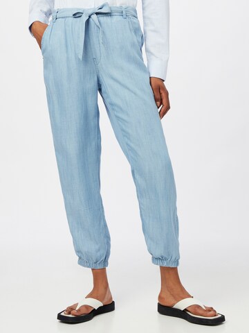 ESPRIT Tapered Jeans in Blauw: voorkant