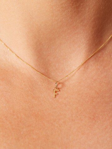 Lucardi Pendant 'Klassisch' in Gold: front