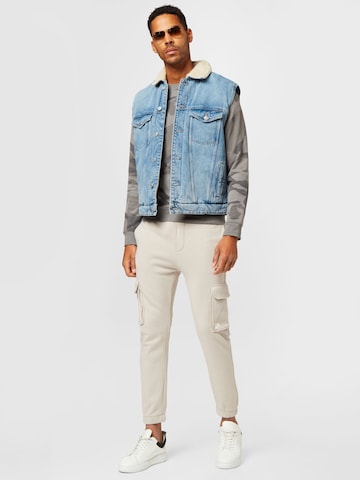 TOM TAILOR DENIM - Tapered Pantalón cargo en gris