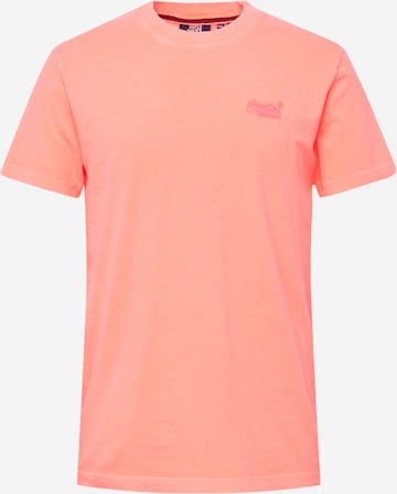 T-Shirt 'Essential' Superdry & Co en orange : devant