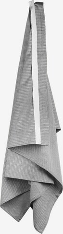 The Organic Company Shower Towel 'Wellness' in Grey: front