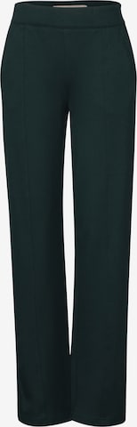 STREET ONE Loosefit Bundfaltenhose in Schwarz: Vorderseite