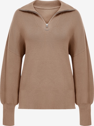 Imily Bela Pullover i brun: forside