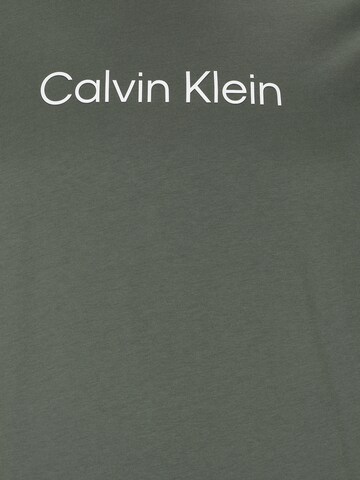 Calvin Klein Big & Tall Paita 'HERO' värissä vihreä